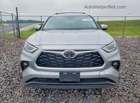 5TDKDRBH4SS591311 2025 TOYOTA HIGHLANDER Silver Front view