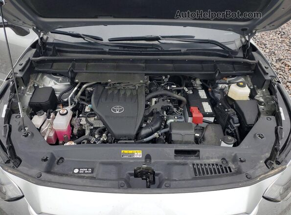 5TDKDRBH4SS591311 2025 TOYOTA HIGHLANDER Silver Engine compartment view