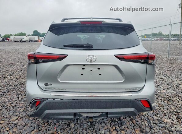 5TDKDRBH4SS591311 2025 TOYOTA HIGHLANDER Silver Rear view