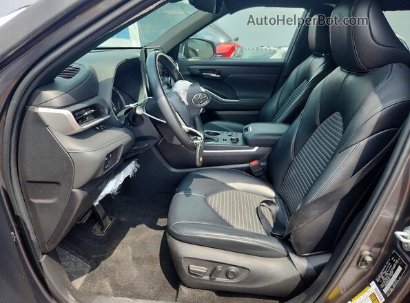 5TDKDRBH5PS004637 2023 TOYOTA HIGHLANDER Gray Սալոնի դիմացի տեսք