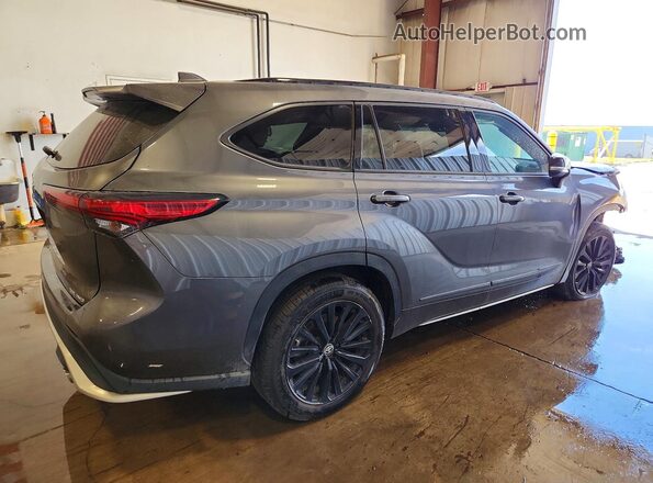 5TDKDRBH5PS004637 2023 TOYOTA HIGHLANDER Gray Հետևի աջ