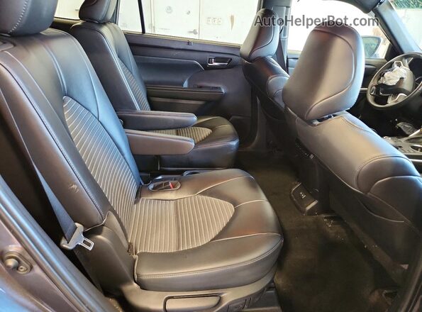 5TDKDRBH5PS004637 2023 TOYOTA HIGHLANDER Gray Սալոնի հետևի տեսք