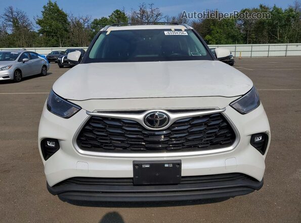 5TDKDRBH5PS025892 2023 TOYOTA HIGHLANDER White Vista frontal