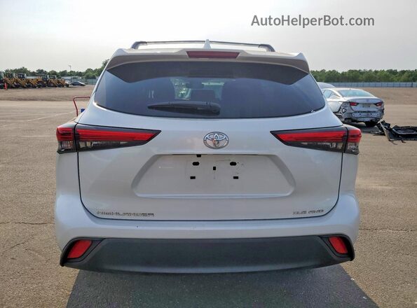 5TDKDRBH5PS025892 2023 TOYOTA HIGHLANDER White Vista trasera