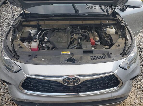 5TDKDRBH5PS513093 2023 TOYOTA HIGHLANDER Серебряный Вид подкапотного пространства