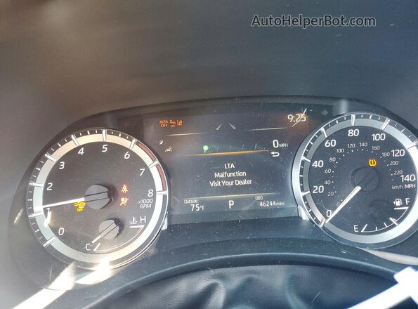 5TDKDRBH5PS518195 2023 TOYOTA HIGHLANDER Черный Вид щитка приборов