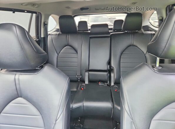 5TDKDRBH5PS526345 2023 TOYOTA HIGHLANDER Black უკანა სავარძლების ხედი