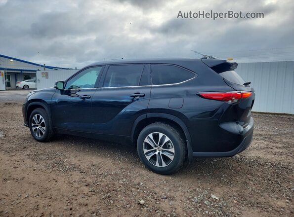 5TDKDRBH5PS526345 2023 TOYOTA HIGHLANDER Black უკანა მარცხენა