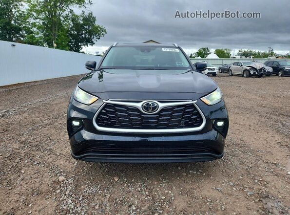 5TDKDRBH5PS526345 2023 TOYOTA HIGHLANDER Black წინა ხედი