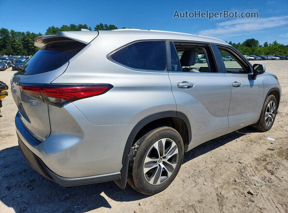 5TDKDRBH6PS039946 2023 TOYOTA HIGHLANDER Silver Rear right