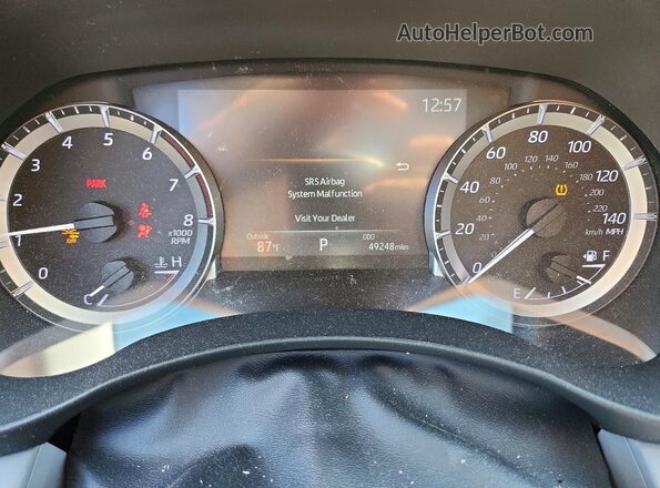 5TDKDRBH6PS039946 2023 TOYOTA HIGHLANDER Silver Instrument cluster view