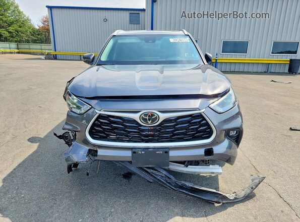 5TDKDRBH6RS567490 2024 TOYOTA HIGHLANDER Gray Widok z przodu