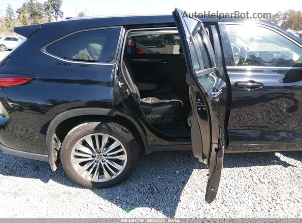 5TDKDRBH7PS518604 2023 TOYOTA HIGHLANDER Black Widok naklejki z numerem VIN