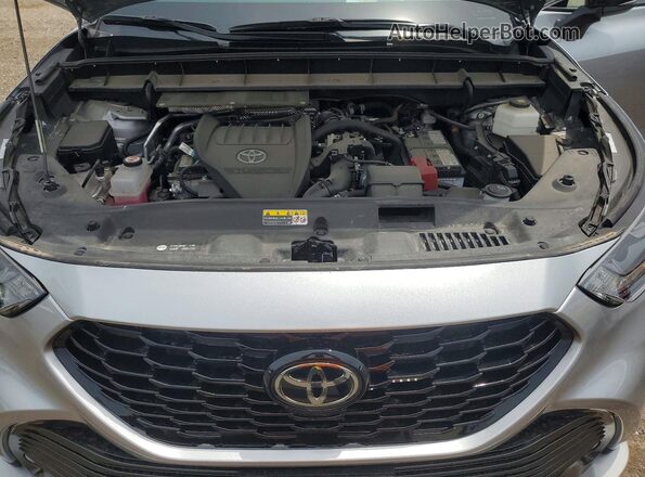 5TDKDRBH7RS558507 2024 TOYOTA HIGHLANDER Silver Вид підкапотного простору