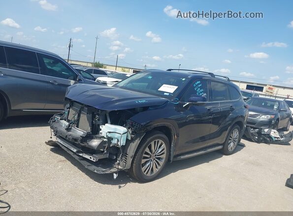 5TDKDRBH8RS575123 2024 TOYOTA HIGHLANDER Синий Передняя левая четверть