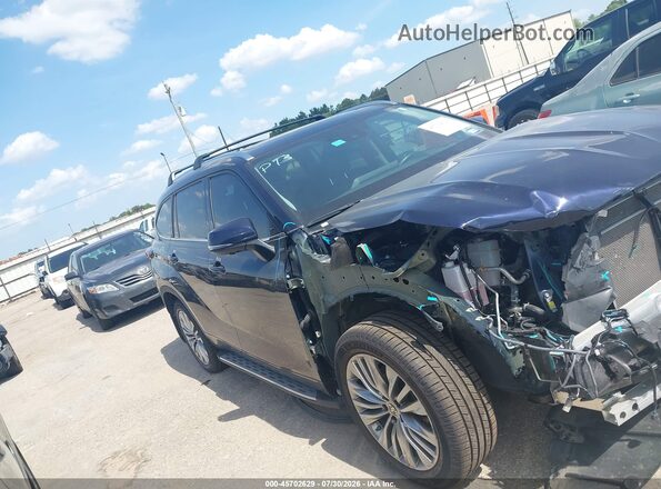 5TDKDRBH8RS575123 2024 TOYOTA HIGHLANDER Синий Вид задней части салона