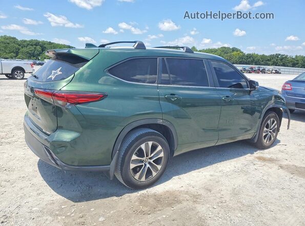 5TDKDRBH9PS501786 2023 TOYOTA HIGHLANDER Green Rear right