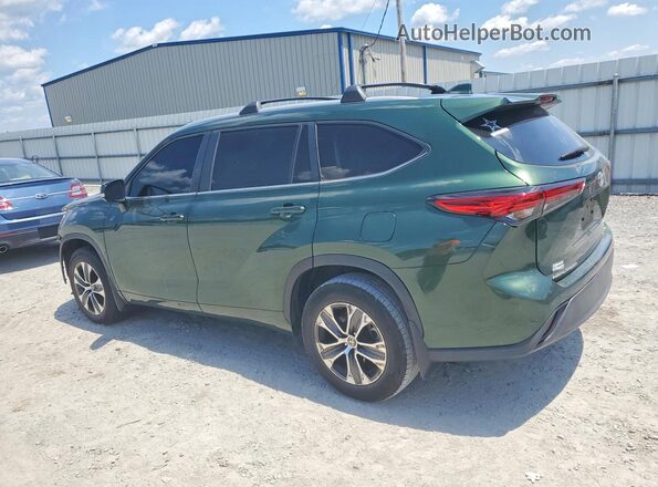 5TDKDRBH9PS501786 2023 TOYOTA HIGHLANDER Green Rear left