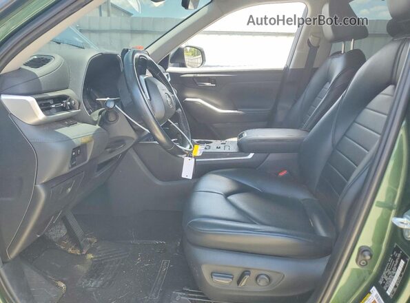 5TDKDRBH9PS501786 2023 TOYOTA HIGHLANDER Green Front interior view