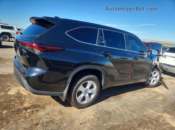 5TDKDRBH9RS562817 2024 TOYOTA HIGHLANDER Black Задня права чверть