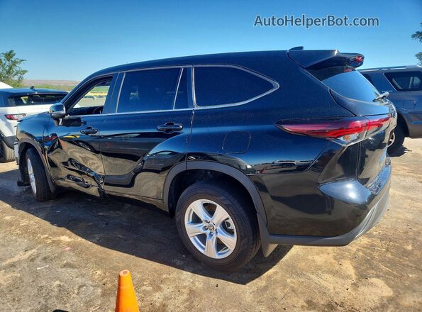 5TDKDRBH9RS562817 2024 TOYOTA HIGHLANDER Black Задня ліва чверть