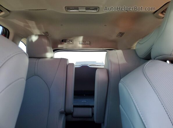 5TDKDRBH9SS584452 2025 TOYOTA HIGHLANDER Burgundy Вид задніх сидінь