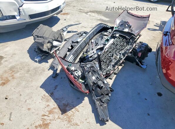 5TDKDRBH9SS584452 2025 TOYOTA HIGHLANDER Burgundy Вид наклейки з VIN-кодом