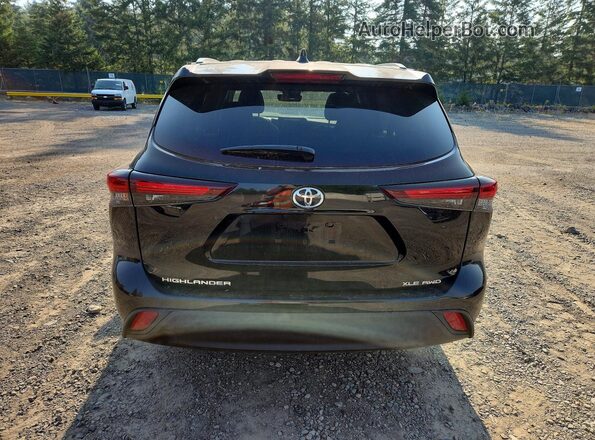 5TDKDRBH9TS606662 2026 TOYOTA HIGHLANDER Black უკანა ხედი