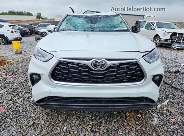 5TDKDRBHXPS021613 2023 TOYOTA HIGHLANDER White Դիմացի տեսք
