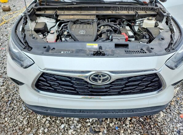 5TDKDRBHXPS021613 2023 TOYOTA HIGHLANDER White Շարժիչի բաժամունքի տեսք