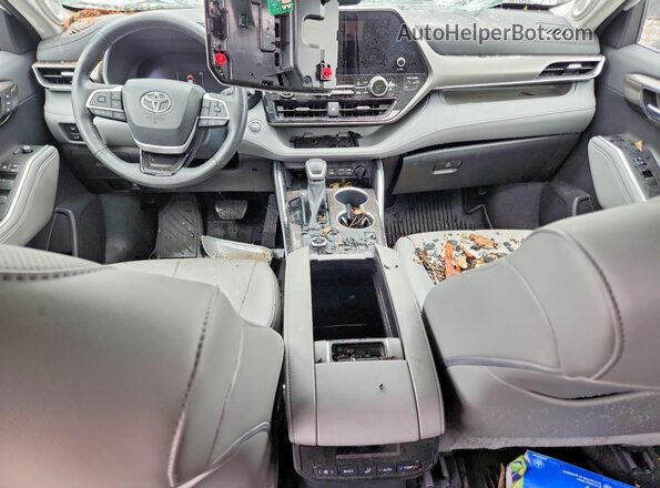 5TDKDRBHXPS021613 2023 TOYOTA HIGHLANDER White Առջևի վահանակի տեսք