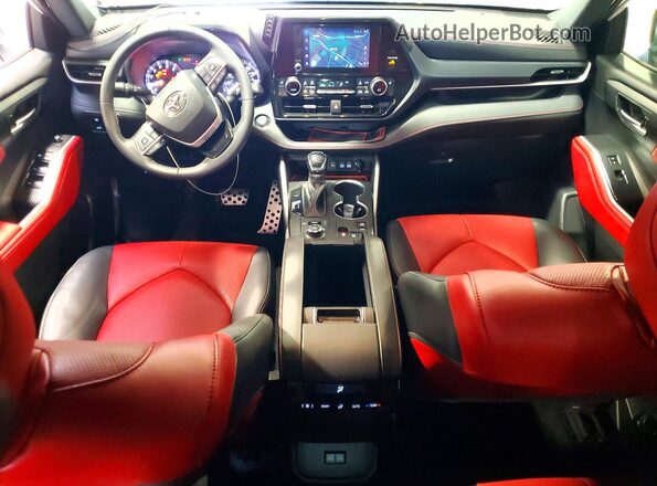 5TDKDRBHXRS537733 2024 TOYOTA HIGHLANDER Белый Вид панели приборов
