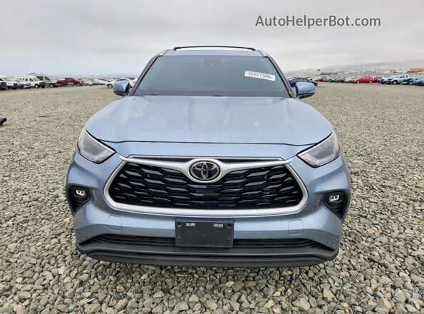 5TDKDRBHXRS568626 2024 TOYOTA HIGHLANDER Серебряный Вид спереди