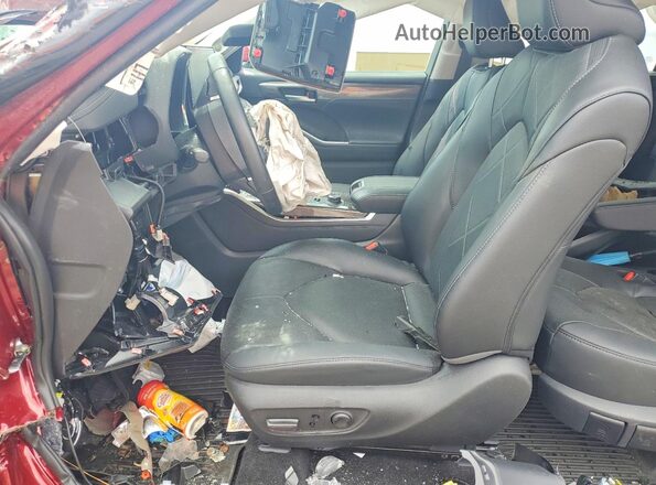 5TDKDRBHXSS576831 2025 TOYOTA HIGHLANDER Red Vista interior delantera