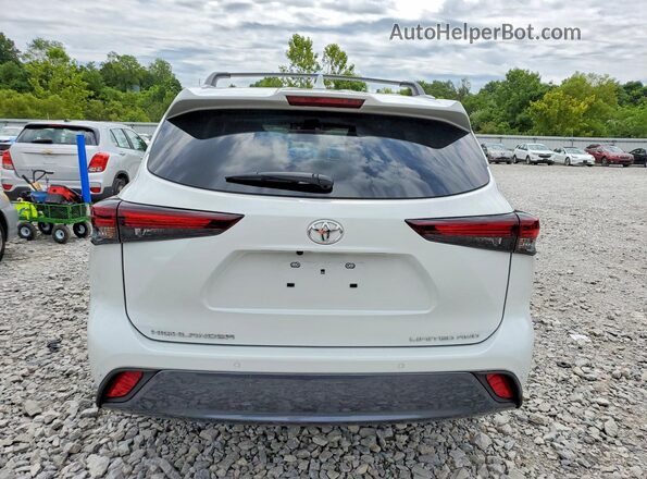 5TDKDRBHXSS578076 2025 TOYOTA HIGHLANDER White უკანა ხედი