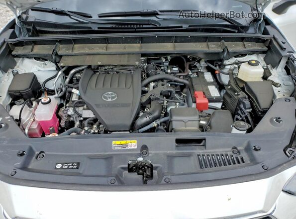 5TDKDRBHXSS578076 2025 TOYOTA HIGHLANDER White ძრავის განყოფილების ხედი