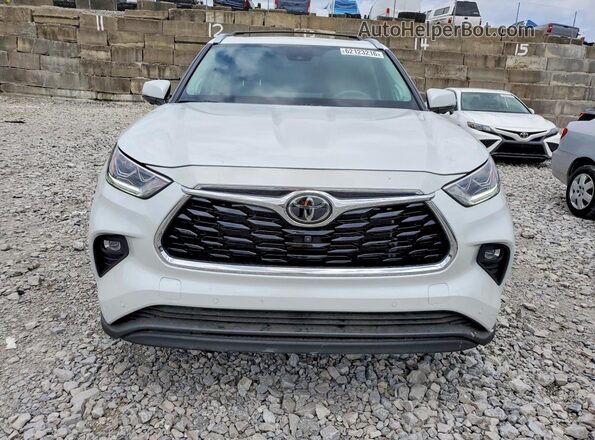 5TDKDRBHXSS578076 2025 TOYOTA HIGHLANDER White წინა ხედი