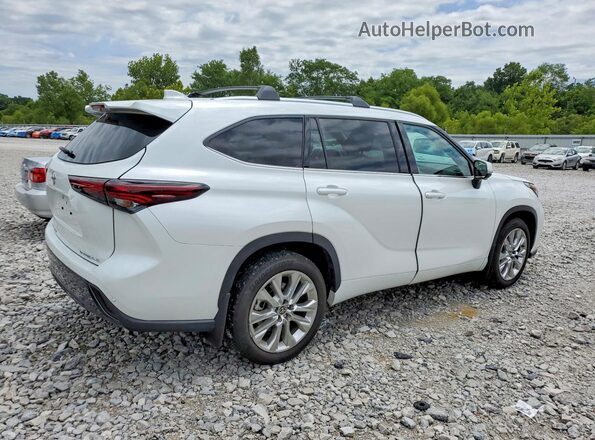 5TDKDRBHXSS578076 2025 TOYOTA HIGHLANDER White უკანა მარჯვენა