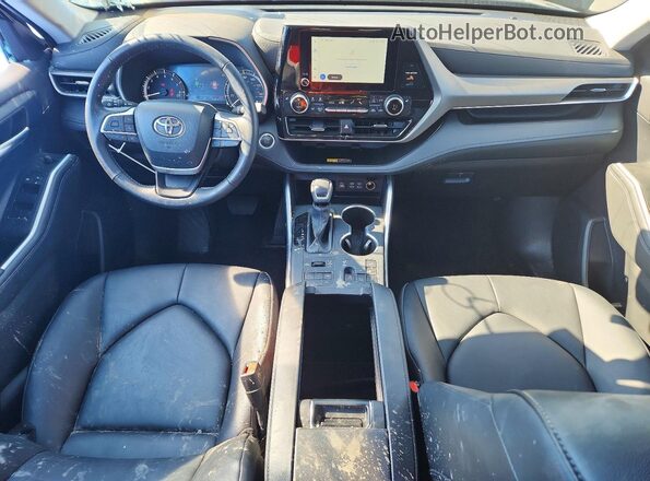 5TDKDRBHXTS601759 2026 TOYOTA HIGHLANDER Black Առջևի վահանակի տեսք