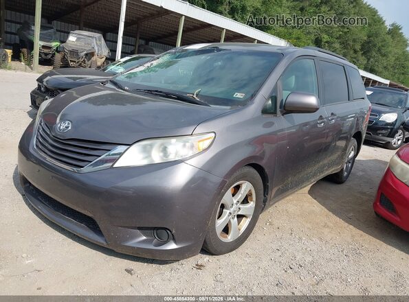 5TDKK3DC0GS694219 2016 TOYOTA SIENNA Gray Vista tres cuartos delantera izquierda