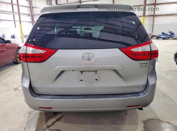 5TDKK3DC4GS720501 2016 TOYOTA SIENNA Gray Vista trasera