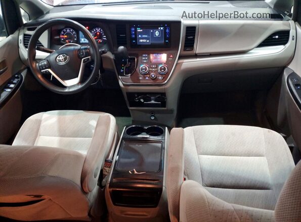 5TDKK3DC4GS720501 2016 TOYOTA SIENNA Gray Vista del salpicadero