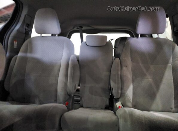 5TDKK3DC4GS720501 2016 TOYOTA SIENNA Gray Vista de los asientos traseros