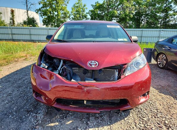 5TDKK3DC5GS699979 2016 TOYOTA SIENNA Red Դիմացի տեսք