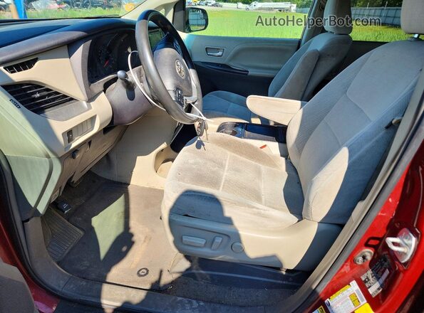 5TDKK3DC5GS699979 2016 TOYOTA SIENNA Red Սալոնի դիմացի տեսք