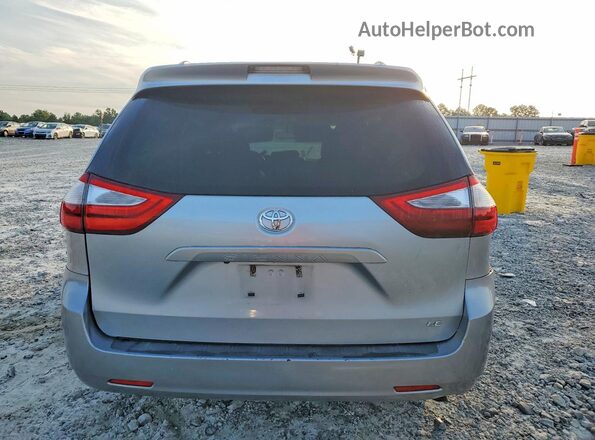 5TDKK3DC7GS739981 2016 TOYOTA SIENNA Серебряный Вид сзади
