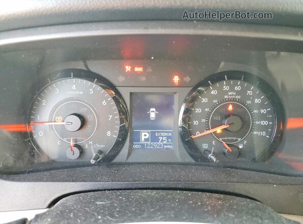 5TDKK3DC7GS739981 2016 TOYOTA SIENNA Серебряный Вид щитка приборов