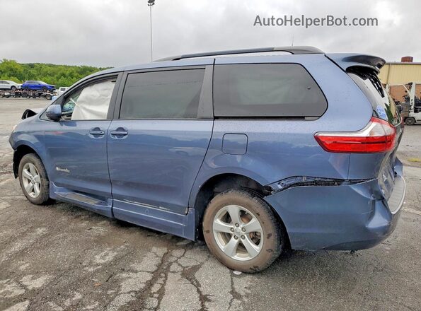 5TDKK3DC7GS765402 2016 TOYOTA SIENNA Синий Задняя левая четверть