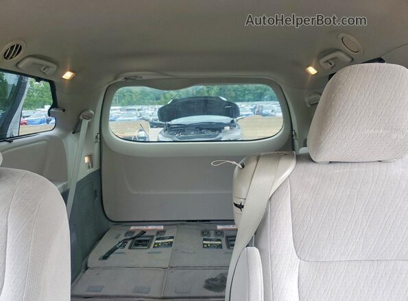 5TDKK3DC8GS718816 2016 TOYOTA SIENNA White Widok tylnych siedzeń