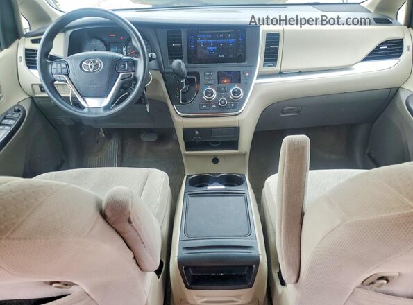 5TDKK3DC8GS718816 2016 TOYOTA SIENNA White Widok deski rozdzielczej